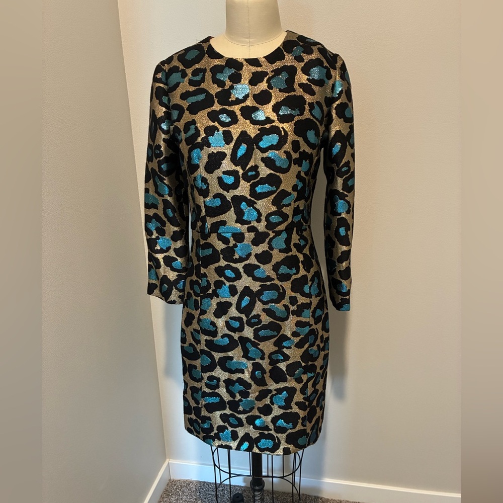 Marc by Marc Jacobs gold lame party dress